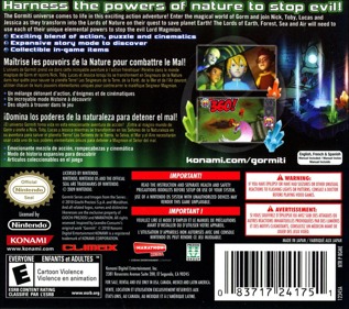 Gormiti: The Lords of Nature! - Box - Back