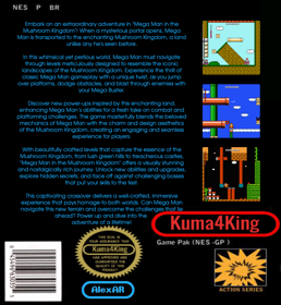 Mega Man in the Mushroom Kingdom - Box - Back