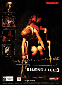 Silent Hill 3 - Advertisement Flyer - Front