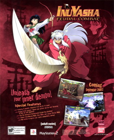 InuYasha: Feudal Combat - Advertisement Flyer - Front