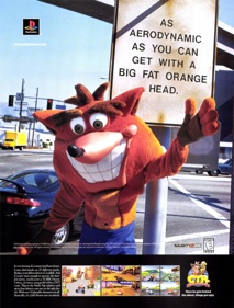 CTR: Crash Team Racing - Advertisement Flyer - Front