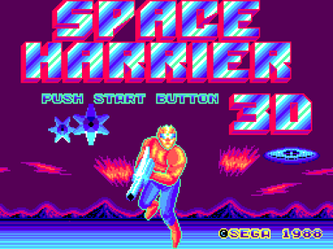 Space Harrier 3D - Screenshot - Game Title Image