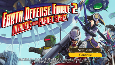 Earth Defense Force 2: Invaders from Planet Space - Screenshot - Game Title