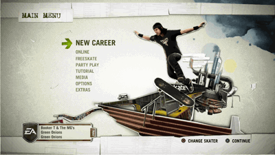 Skate - Screenshot - Game Select