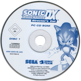Sonic Adventure DX - Disc