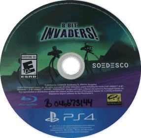 8-Bit Invaders! - Disc