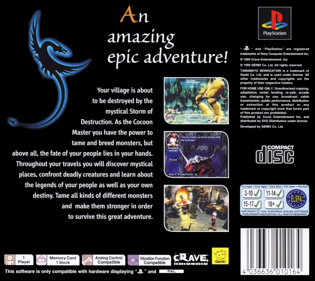 Jade Cocoon: Story of the Tamamayu - Box - Back Image