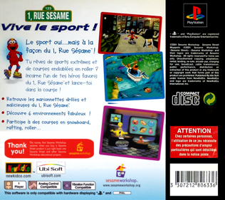 Sesame Street Sports - Box - Back