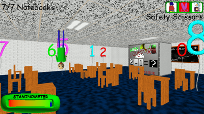 Baldi's Basics Classic Remastered - Screenshot - Gameplay