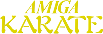Amiga Karate - Clear Logo Image