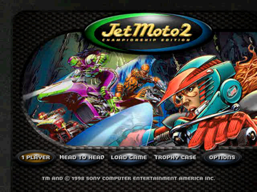 Jet Moto 2 - Screenshot - Game Title Image