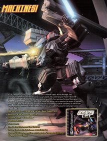 Armored Core: Master of Arena - Advertisement Flyer - Front