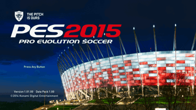 PES 2015: Pro Evolution Soccer - Screenshot - Game Title