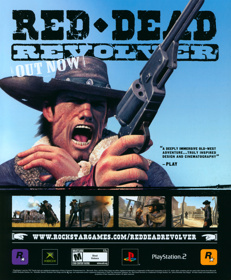 Red Dead Revolver - Advertisement Flyer - Front