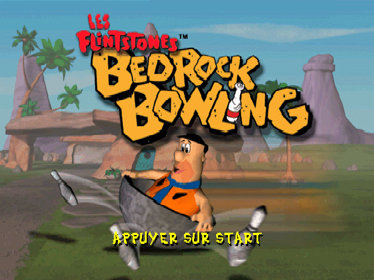 The Flintstones: Bedrock Bowling - Screenshot - Game Title