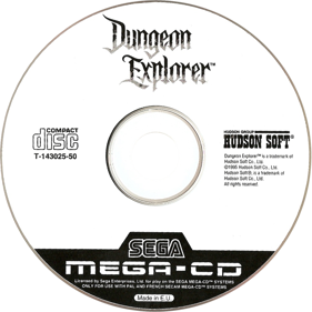 Dungeon Explorer - Disc Image