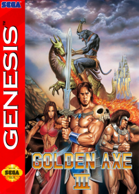 Golden Axe III - Fanart - Box - Front