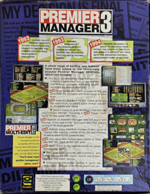 Premier Manager 3 - Box - Back