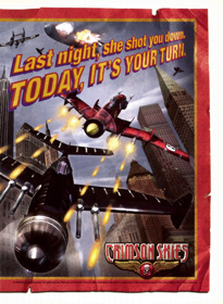 Crimson Skies - Advertisement Flyer - Front