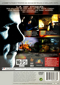 24: The Game - Box - Back