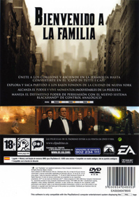 The Godfather: The Game - Box - Back