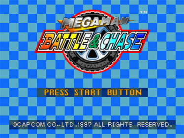 Mega Man Battle & Chase - Screenshot - Game Title Image