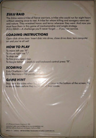Zulu Raid Images - LaunchBox Games Database
