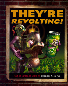 Oddworld: Munch's Oddysee - Advertisement Flyer - Front