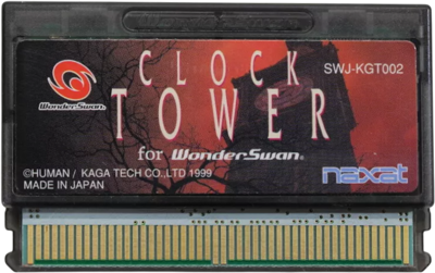 Clock Tower for WonderSwan - Cart - Front