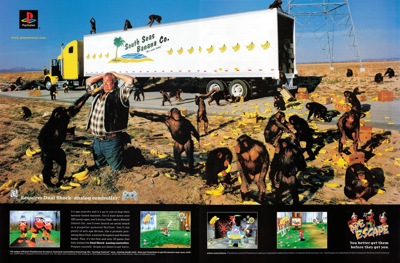 Ape Escape - Advertisement Flyer - Front Image