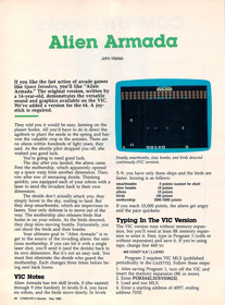 Alien Armada - Advertisement Flyer - Front Image