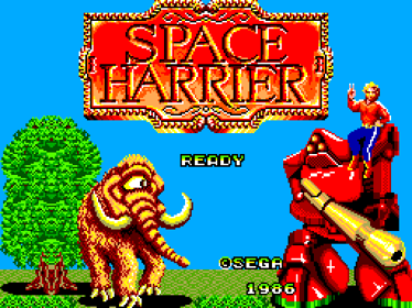 Space Harrier - Screenshot - Game Title