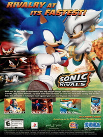 Sonic Rivals - Advertisement Flyer - Front