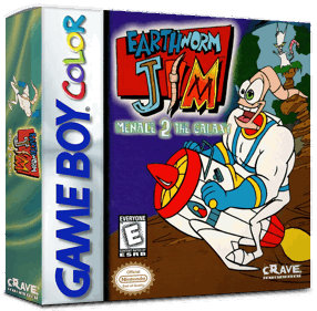 Earthworm Jim: Menace 2 the Galaxy - Box - 3D Image