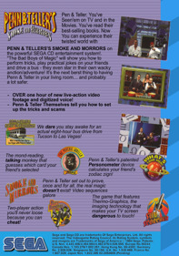 Penn & Teller's Smoke and Mirrors - Fanart - Box - Back Image