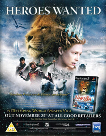 The Chronicles of Narnia: The Lion, the Witch and the Wardrobe - Advertisement Flyer - Front