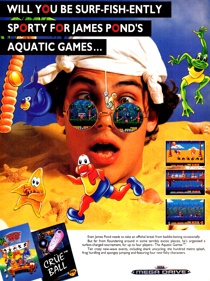 The Aquatic Games Starring James Pond and the Aquabats - Advertisement Flyer - Front