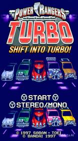 Gekisou Sentai Carranger: Zenkai! Racer Senshi - Screenshot - Game Title
