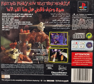 Skullmonkeys - Box - Back