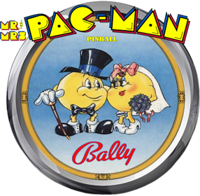 Mr. & Mrs. Pac-Man Pinball - Fanart - Cart - Front