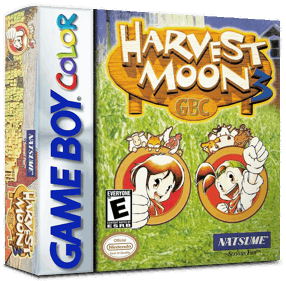 Harvest Moon 3 GBC - Box - 3D Image