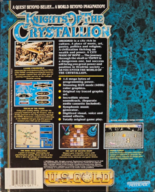 Knights of the Crystallion - Box - Back