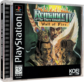 Romance of the Three Kingdoms IV: Wall of Fire - Box - 3D