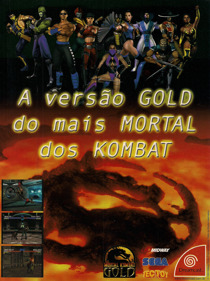 Mortal Kombat Gold - Advertisement Flyer - Front