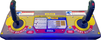 Rail Chase 2 - Arcade - Control Panel Image