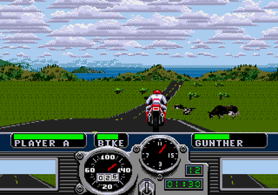 Road Rash - Screenshot - Gameplay