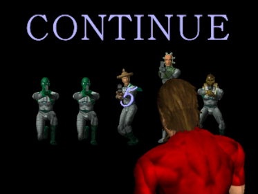 Space Adventure Cobra: The Shooting - Screenshot - Game Over