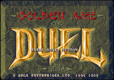 Golden Axe: The Duel - Screenshot - Game Title
