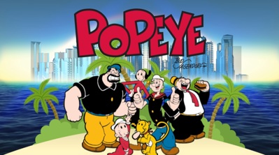 Popeye Saves the Earth - Banner