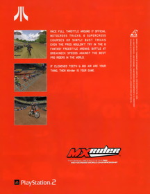 MX Rider - Advertisement Flyer - Front
